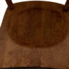 Emerson Wood Side Chair Saddle Seat - Image 3