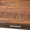 Oak Rough Round Sawn Flip Table Top - Image 7